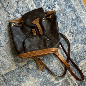 Authentic Louis Vuitton back pack purse